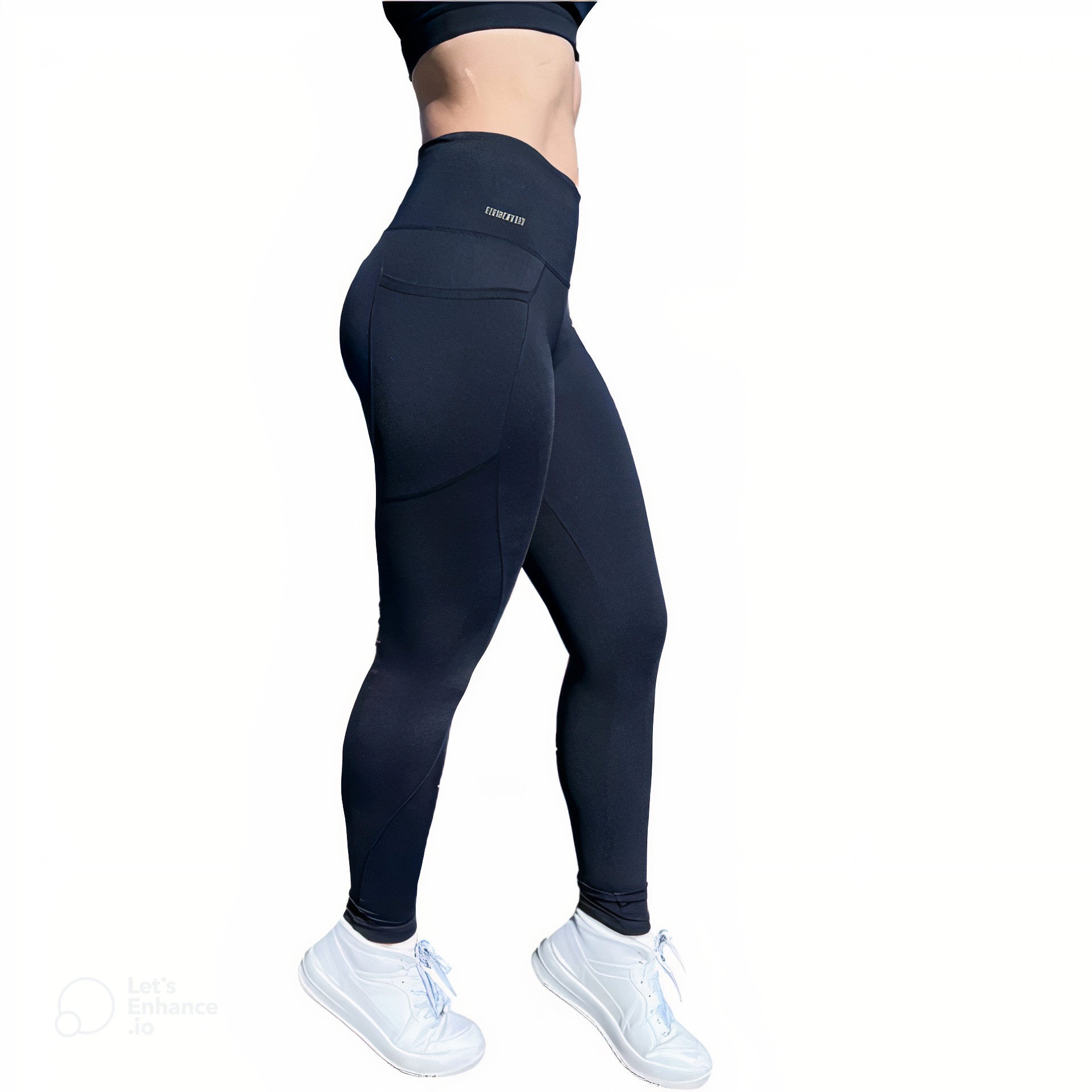 PROMOÇÃO!  PAGUE 1 LEVE 2!  Kit com 2 Calças Leggings com Bolso, Cintura Alta e Empina Bumbum!