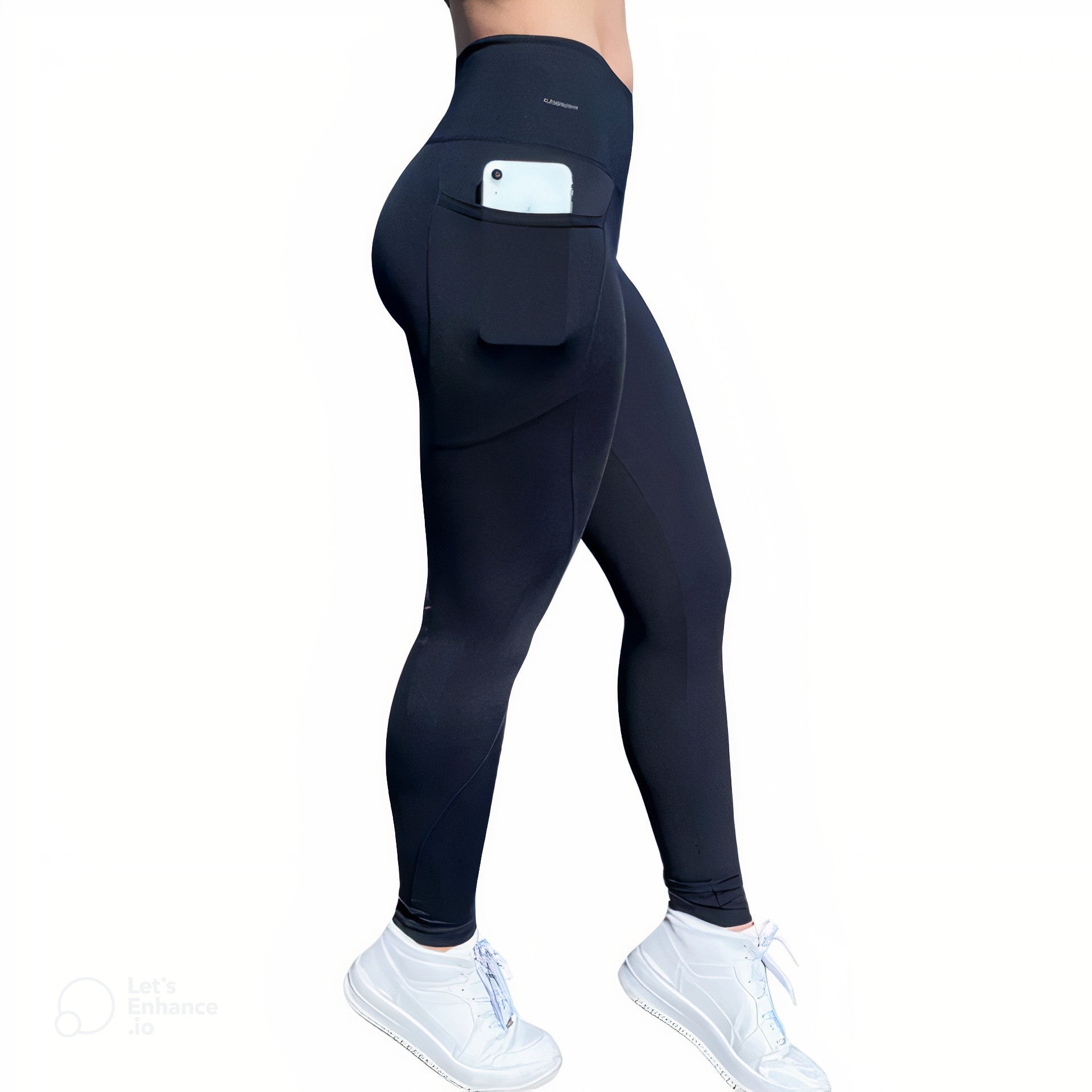 PROMOÇÃO!  PAGUE 1 LEVE 2!  Kit com 2 Calças Leggings com Bolso, Cintura Alta e Empina Bumbum!