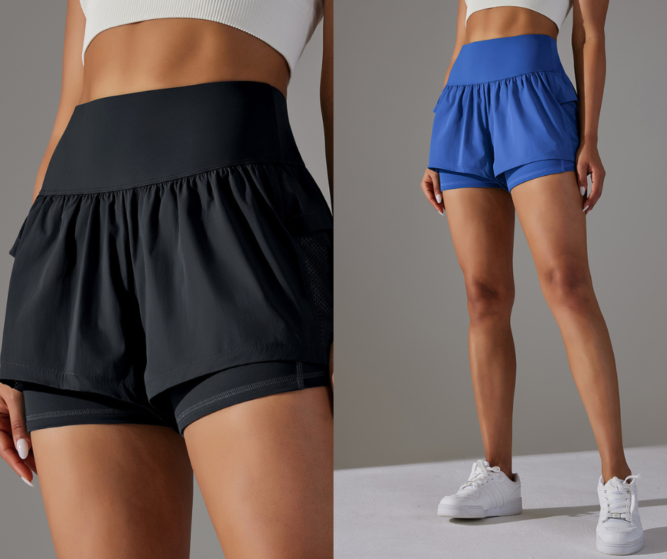 PROMOÇÃO! PAGUE 1 LEVE 2! Kit com 2 Shorts de Corrida 2 x 1 com bolso para SmartPhone!