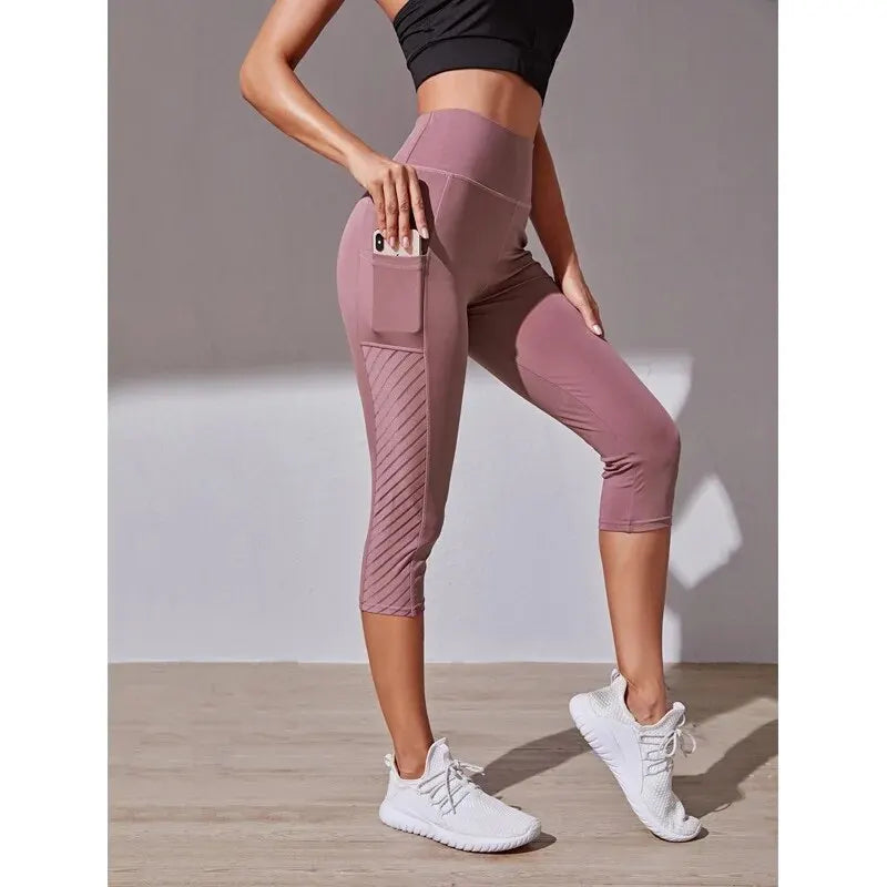 PROMOÇÃO! KIT 3 Calças Legging com Bolso para Smartphone, Cintura Alta, Empina Bumbum