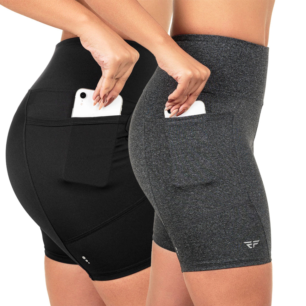 PROMOÇÃO! PAGUE 1 LEVE 2! Kit com 2 Bermudas de Compressão com Bolso, Cintura Alta e Empina Bumbum!!