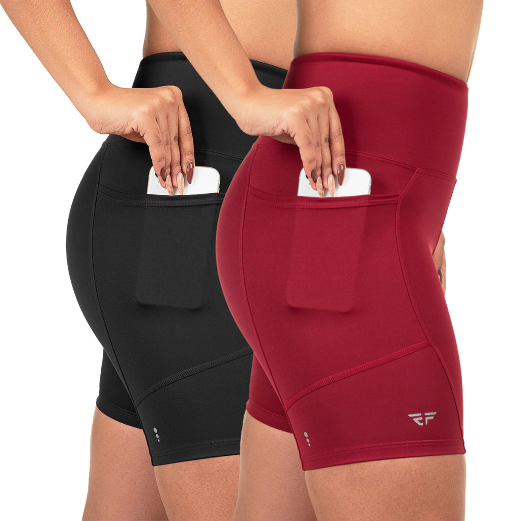 PROMOÇÃO! PAGUE 1 LEVE 2! Kit com 2 Bermudas de Compressão com Bolso, Cintura Alta e Empina Bumbum!!