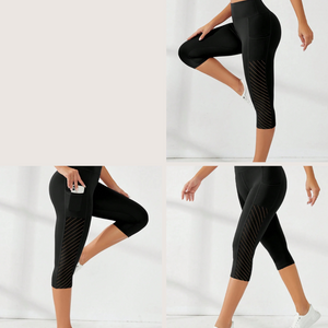 PROMOÇÃO! KIT 3 Calças Legging com Bolso para Smartphone, Cintura Alta, Empina Bumbum