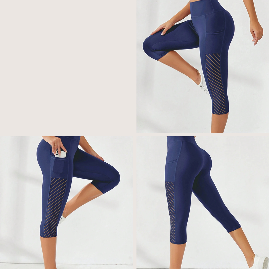 PROMOÇÃO! KIT 3 Calças Legging com Bolso para Smartphone, Cintura Alta, Empina Bumbum